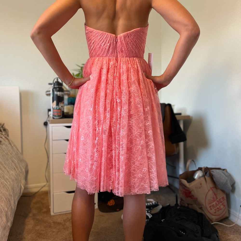 Pink prom/bridesmaids dress